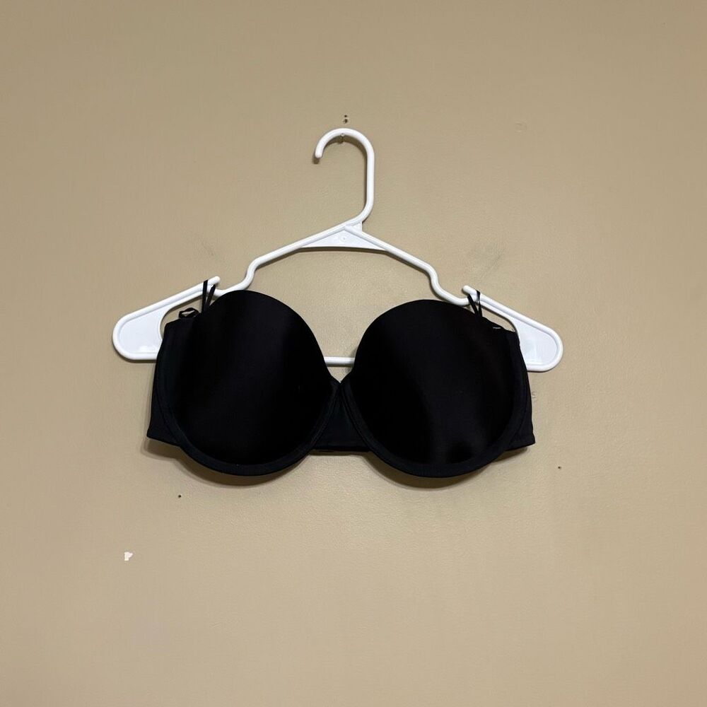Maidenform Bra Women’s One Fabulous Fit Strapless Bra 7955 Black 38D - Picture 1 of 4